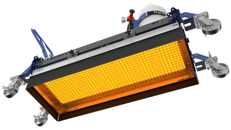 Infrared Asphalt Heater – R4 100,000 BTU Infrared Asphalt Repair Equipment, 8 Ft Heating Area