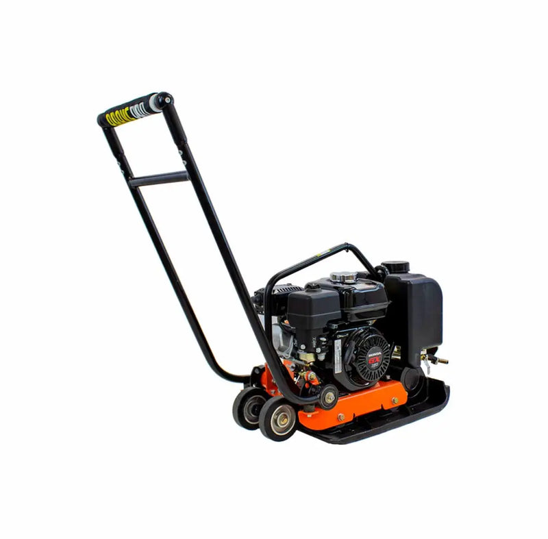 Forward Plate Compactor 14 In. Rubber Mat, Tank, and Wheel Kit Honda GX160 BravePro