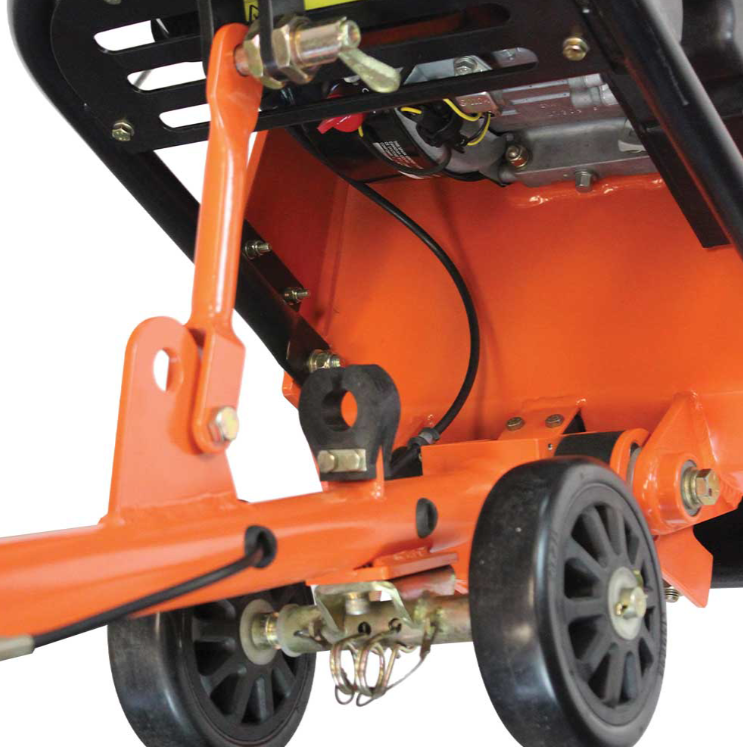 Reversible Plate Compactor 15 In. Wheel Kit Honda GX160 BravePro