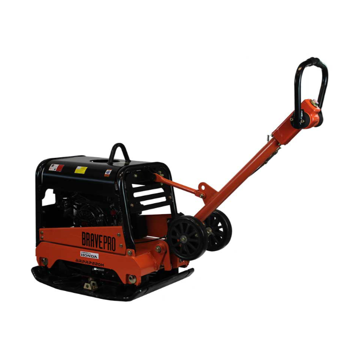 Reversible Plate Compactor 20 In. Wheel Kit Honda GX200 BravePro