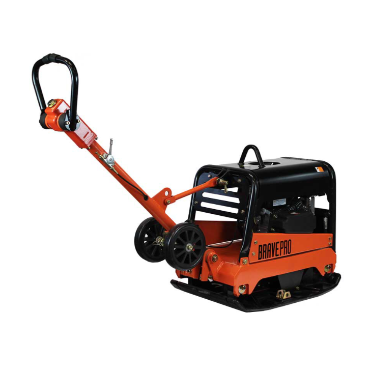 Reversible Plate Compactor 20 In. Wheel Kit Honda GX200 BravePro