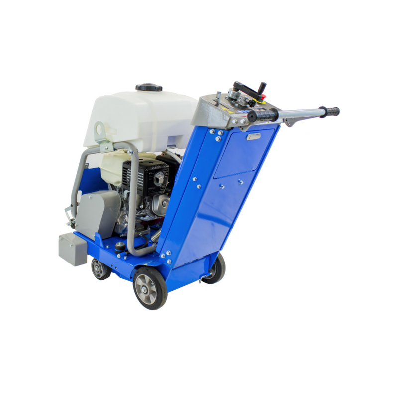 Concrete Saw 18 In. GX390 BT Walk Behind Floor Saw with Screw Feed Blade Adjustment