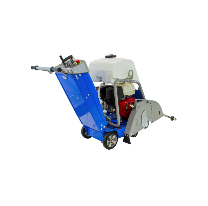 Concrete Saw 18 In. GX390 BT Walk Behind Floor Saw with Screw Feed Blade Adjustment