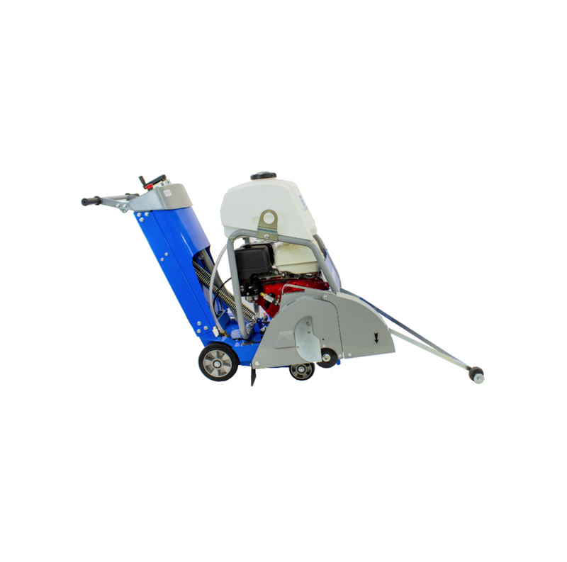 Concrete Saw 18 In. GX390 BT Walk Behind Floor Saw with Screw Feed Blade Adjustment