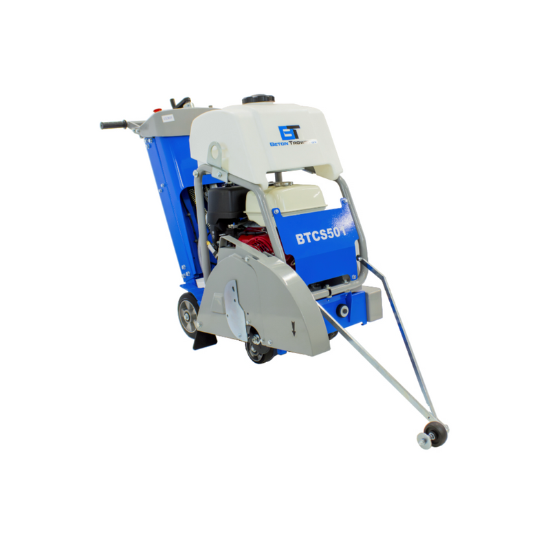 Concrete Saw 18 In. GX390 BT Walk Behind Floor Saw with Screw Feed Blade Adjustment