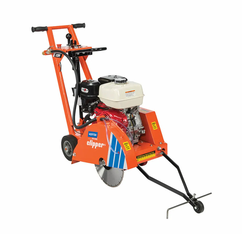 Walk Behind Concrete Saw Norton Clipper Push Saw 18 In. Honda GX390