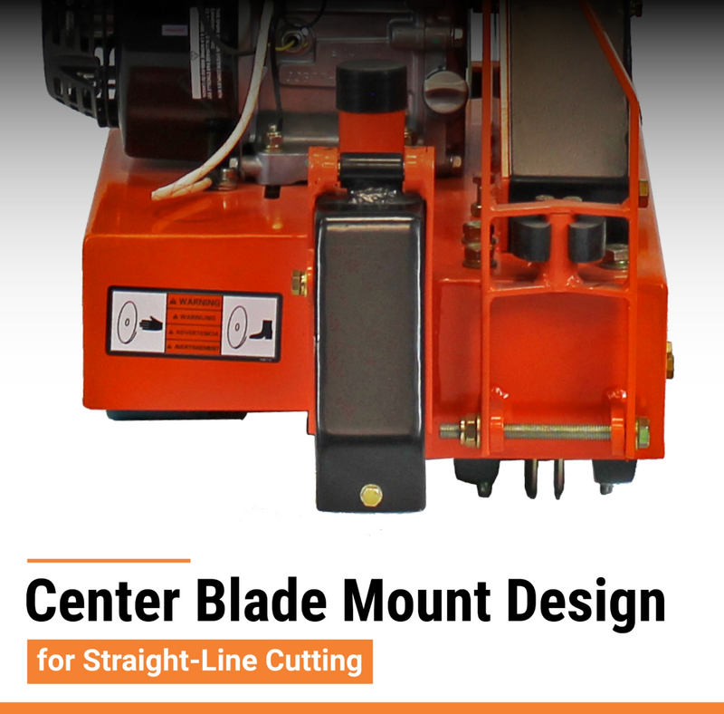 Concrete Saw 10 In. Walk Behind Saw Honda GX200 BravePro Green