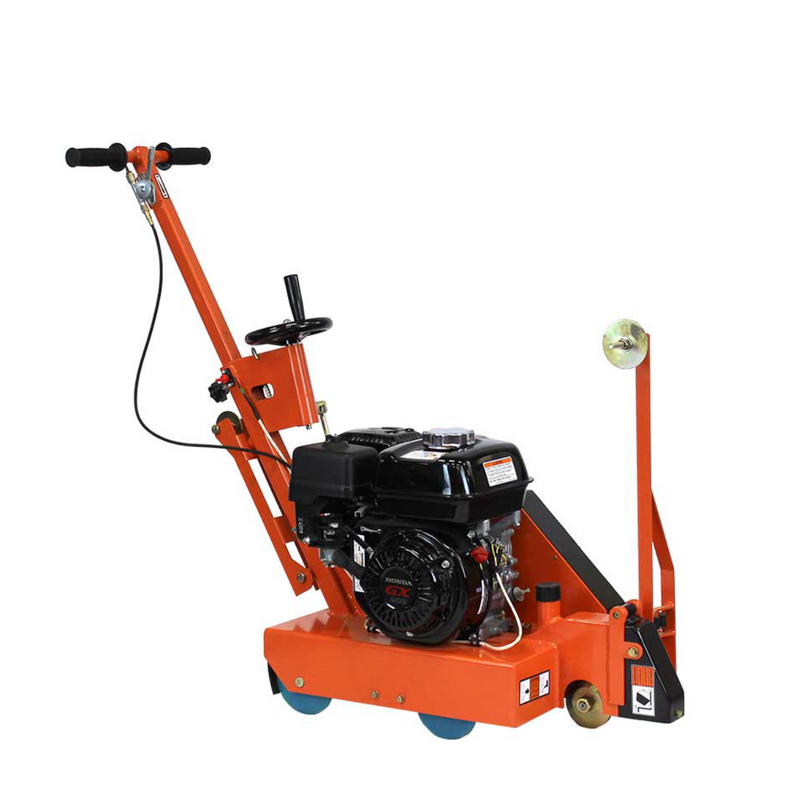 Concrete Saw 10 In. Walk Behind Saw Honda GX200 BravePro Green