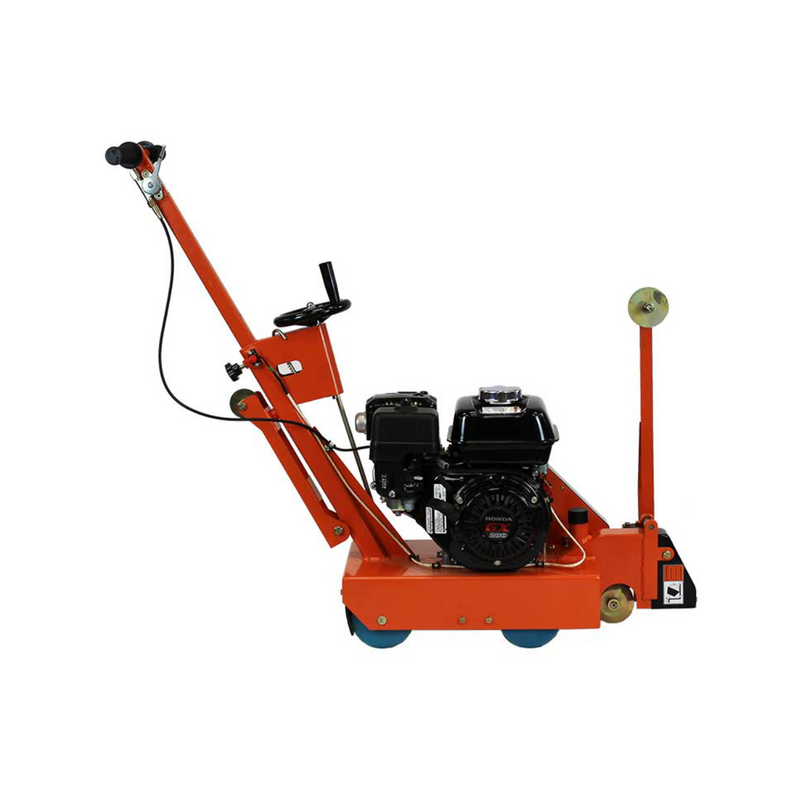 Concrete Saw 10 In. Walk Behind Saw Honda GX200 BravePro Green