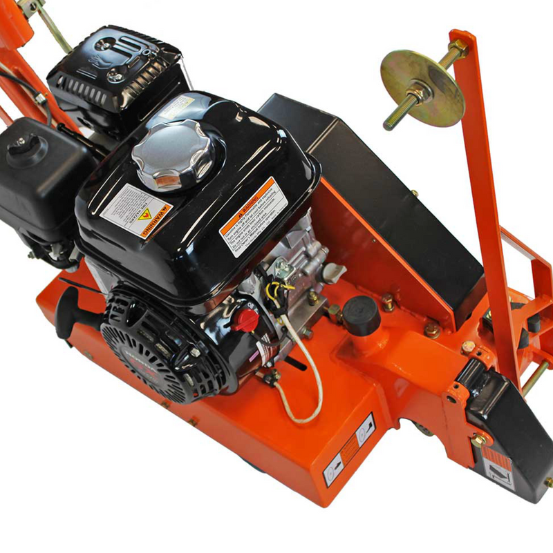 Concrete Saw 10 In. Walk Behind Saw Honda GX200 BravePro Green