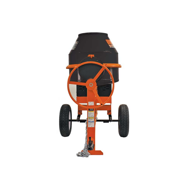 Concrete Power Mixer BravePro Concrete Mixer | 9 Cu. Ft. Poly Drum | Honda GX270