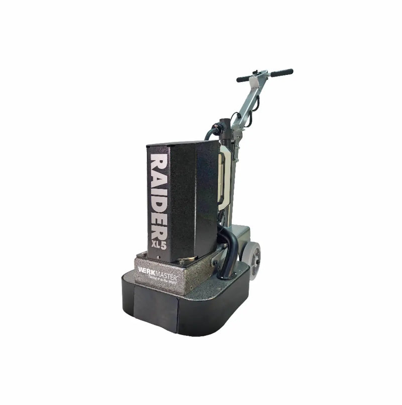 Concrete Grinder preparation of surface and polishing WerkMaster Raider XL5 230V 5HP
