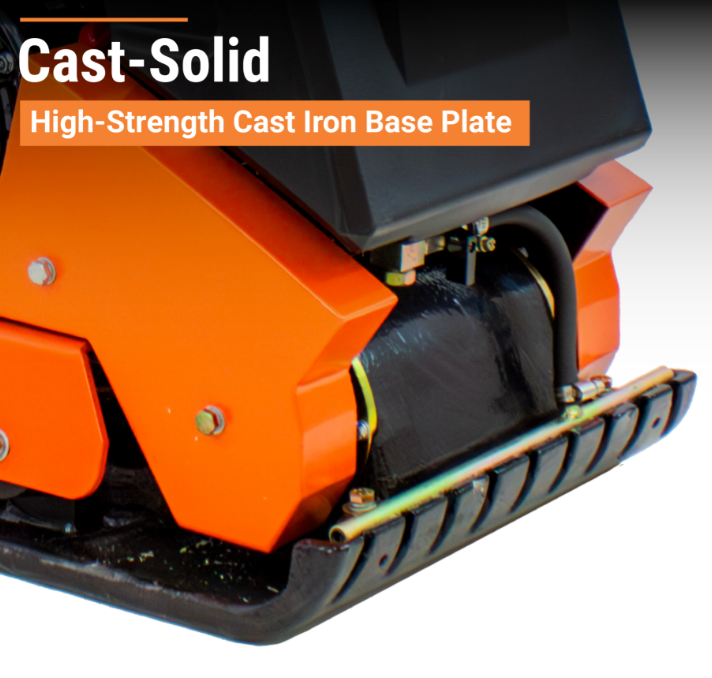 Forward Plate Compactor 16 In. with Rubber Mat, Tank, and Wheel Kit Honda GX160 BravePro