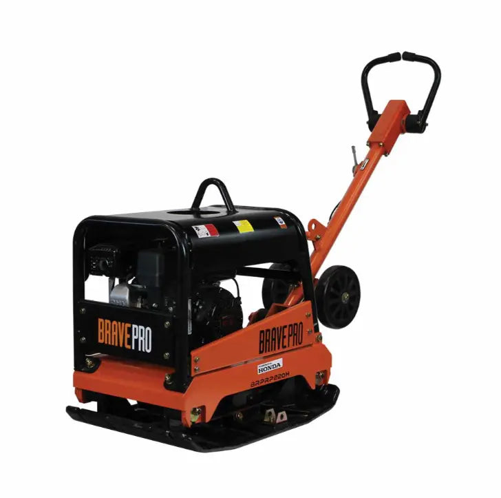Reversible Plate Compactor 20 In. Wheel Kit Honda GX200 BravePro