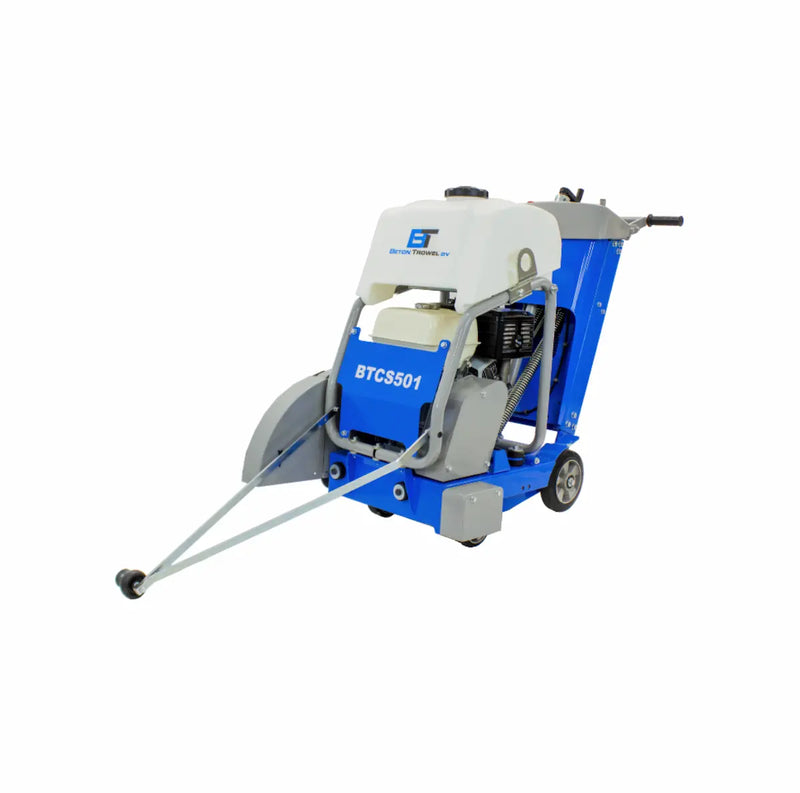 Concrete Saw 18 In. GX390 BT Walk Behind Floor Saw with Screw Feed Blade Adjustment