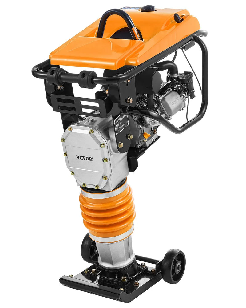 Jumping Jack Rammer 6.5HP Gas – VEVOR Tamping Rammer 3600 lb Impact Compactor single spring