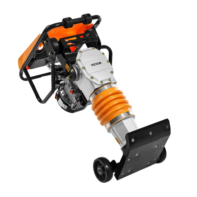 Jumping Jack Rammer 6.5HP Gas – VEVOR Tamping Rammer 3600 lb Impact Compactor single spring