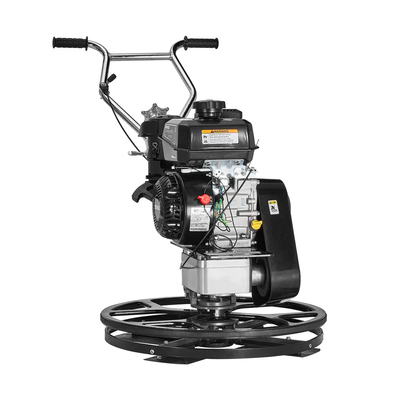 Concrete Power Trowel 24” Walk-Behind – VEVOR 6HP Gas Concrete Finishing Machine