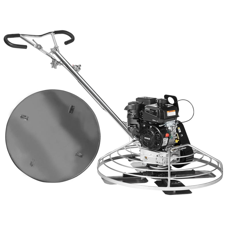 Concrete Power Trowel 38" Walk Behind – VEVOR 8HP Gas Concrete Finishing Machine
