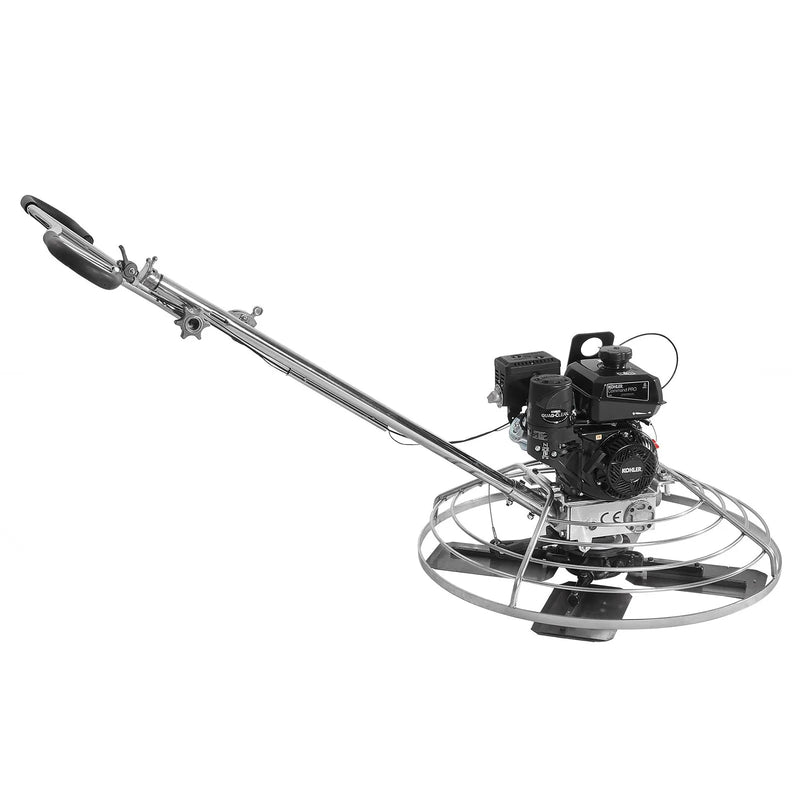 Concrete Power Trowel 38" Walk Behind – VEVOR 8HP Gas Concrete Finishing Machine
