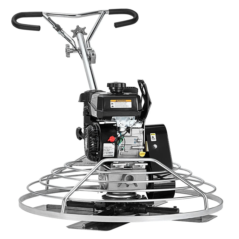 Concrete Power Trowel 38" Walk Behind – VEVOR 8HP Gas Concrete Finishing Machine