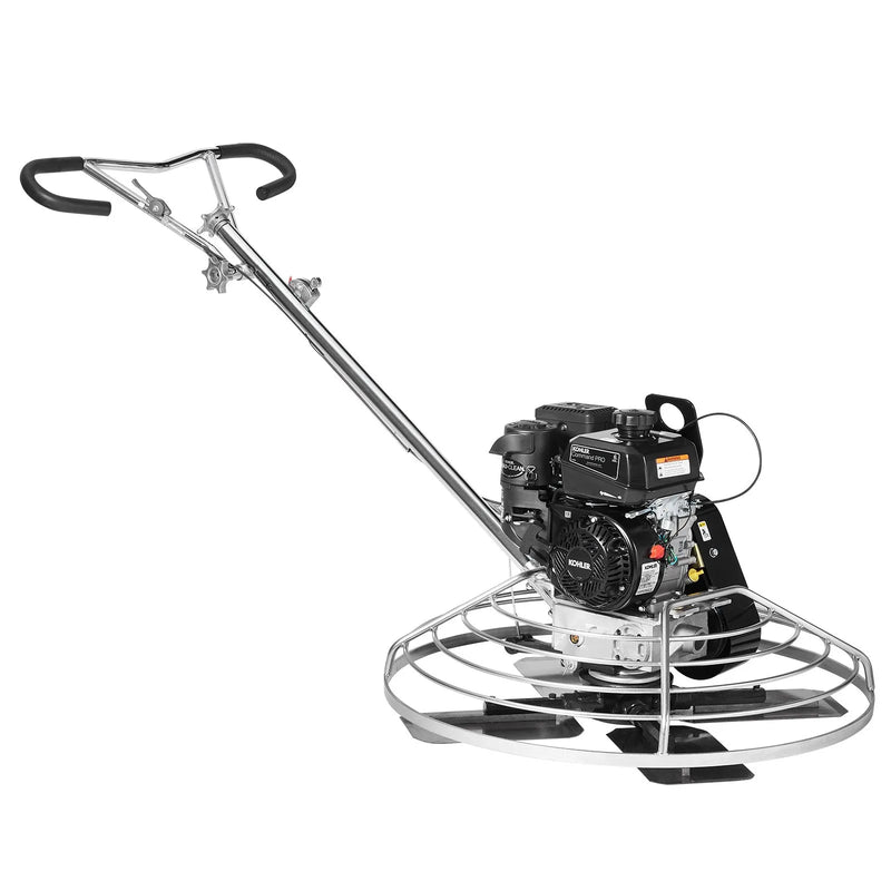 Concrete Power Trowel 38" Walk Behind – VEVOR 8HP Gas Concrete Finishing Machine