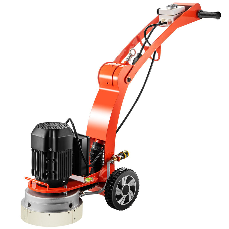 Concrete Floor Grinder 10" Electric – VEVOR 1.5HP Adjustable Handle Surface Grinder