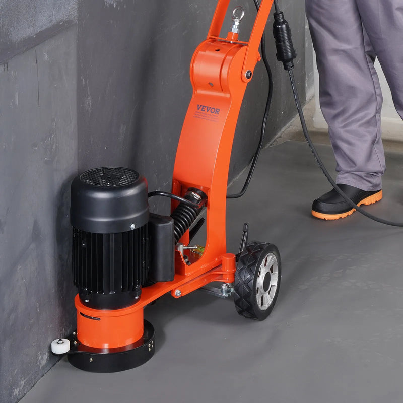 Concrete Floor Grinder 10" Electric – VEVOR 1.7HP Brushless Surface Grinder
