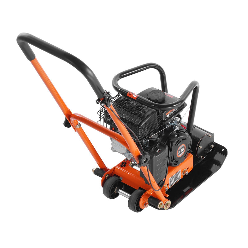 Plate Compactor 2.8HP Gas – VEVOR 98cc Vibratory Compactor 221 sq in Plate
