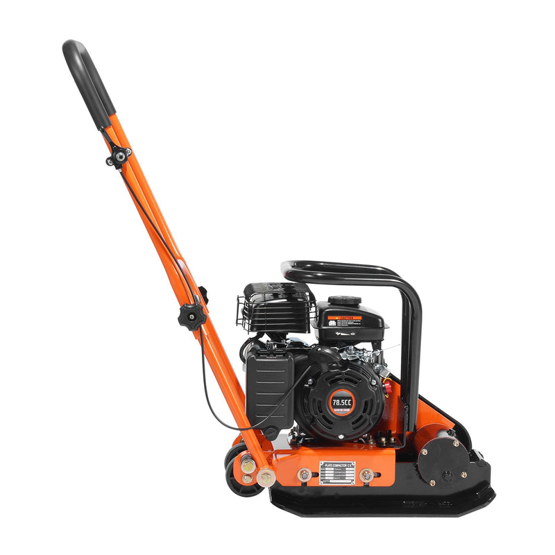 Plate Compactor 2.8HP Gas – VEVOR 98cc Vibratory Compactor 221 sq in Plate