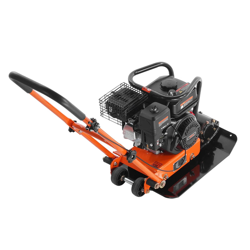 Plate Compactor 6.5HP Gas – VEVOR Forward Vibratory Compactor 196cc 351 sq in Plate