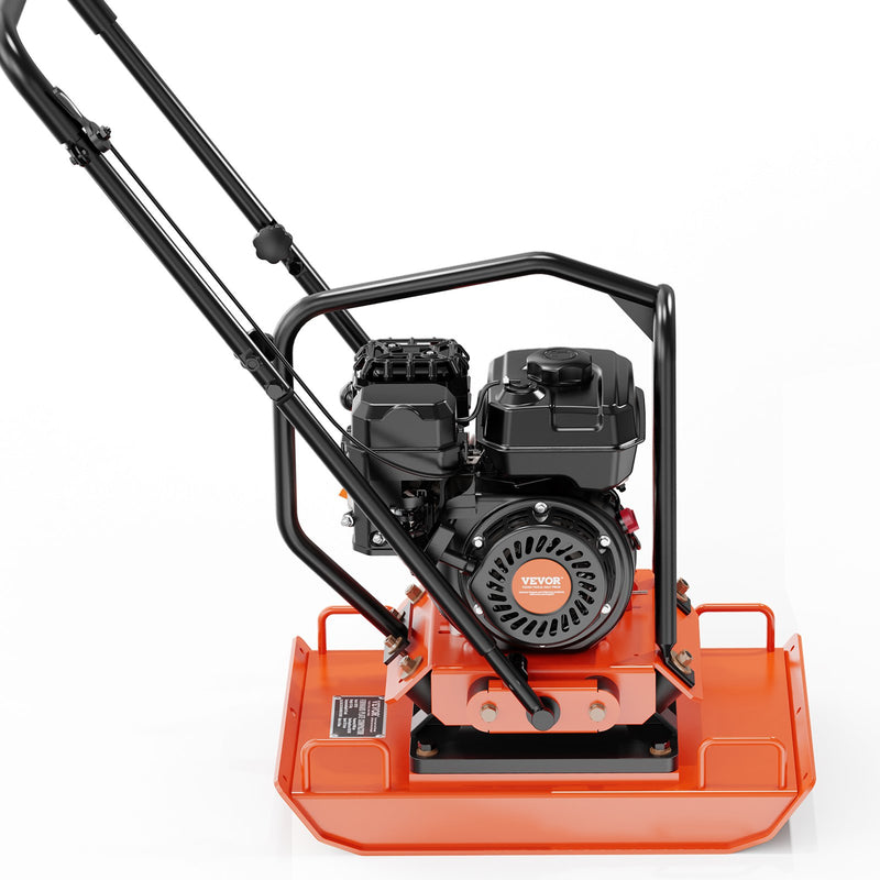 Plate Compactor 7HP Gas – VEVOR Forward Vibratory Compactor 4,451 lb Force
