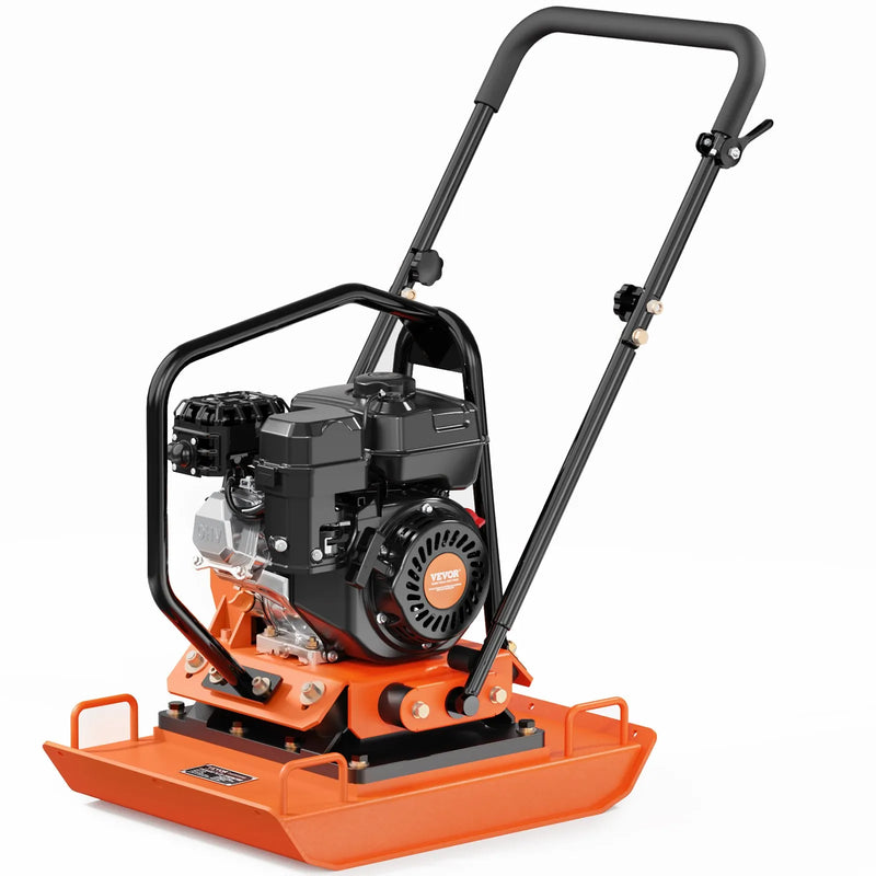Plate Compactor 7HP Gas – VEVOR Forward Vibratory Compactor 4,451 lb Force